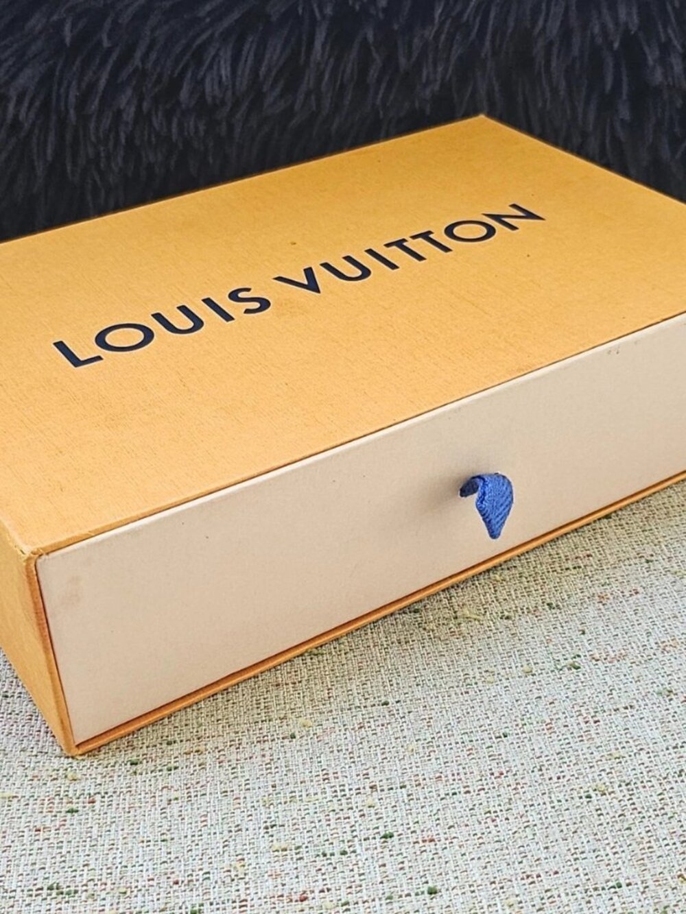 Louis Vuitton Empty Box Yellow Storage Box Authentic LV Gift Box 5 X 8 in Auth - Picture 2 of 9
